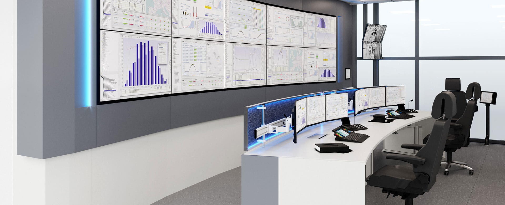 Leitstandtechnik: Monitorwände und Videowalls