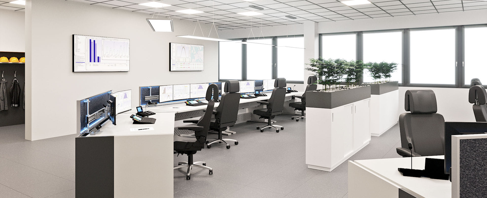 Leitstand-Möbel: Umfeldmöblierung vom Hersteller Xecuris