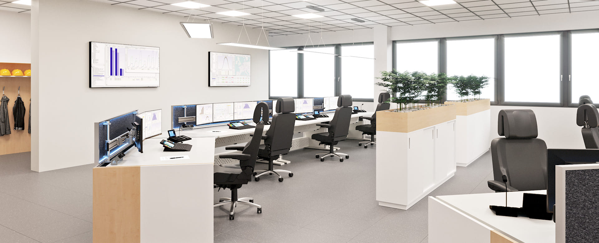 Leitstand-Möbel: Umfeldmöblierung für Leitstand und Leitwarte vom Hersteller Xecuris