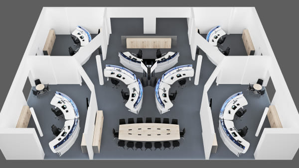 Leitstand-Planung: 3D Visualisierung von Xecuris