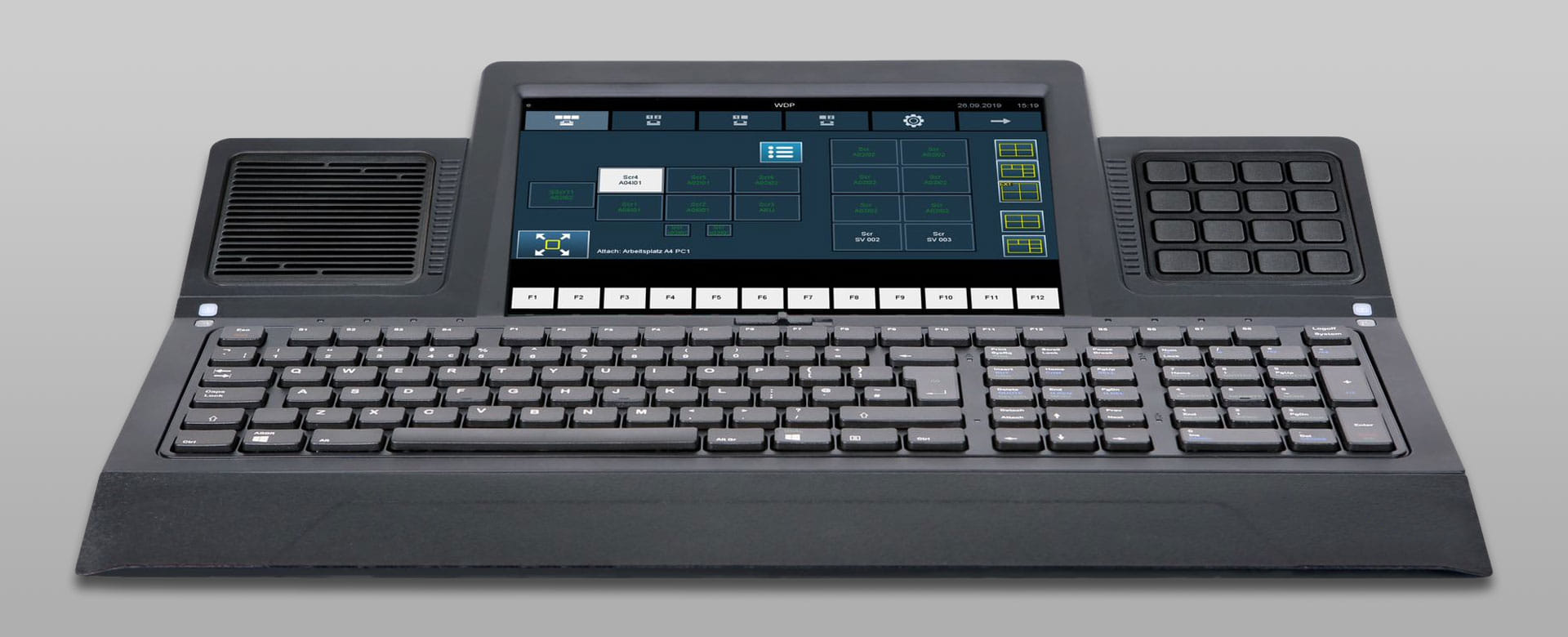 Leitstandtechnik: Smart Touch Keyboard - das multifunktionale KVM-Benutzerinterface