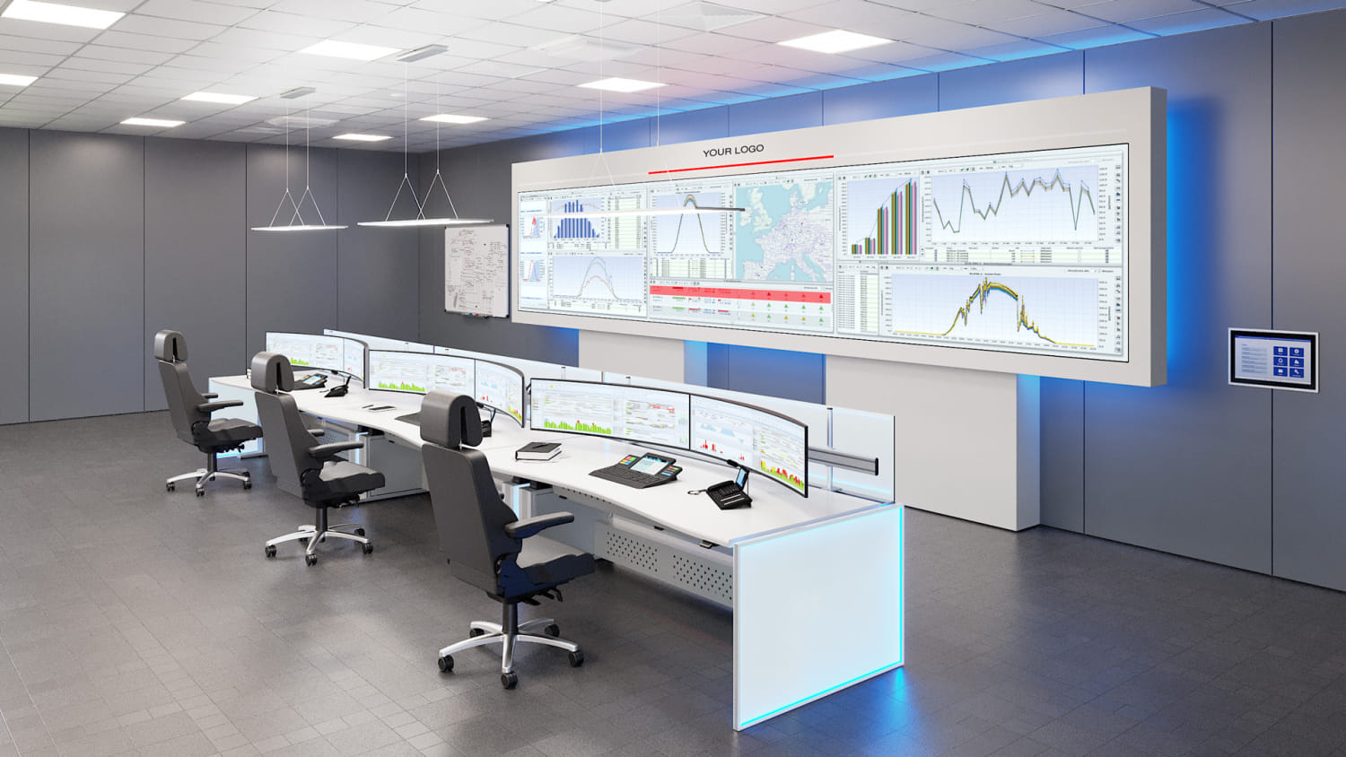 Leitstellentisch ControlDesk ONE & CURVED